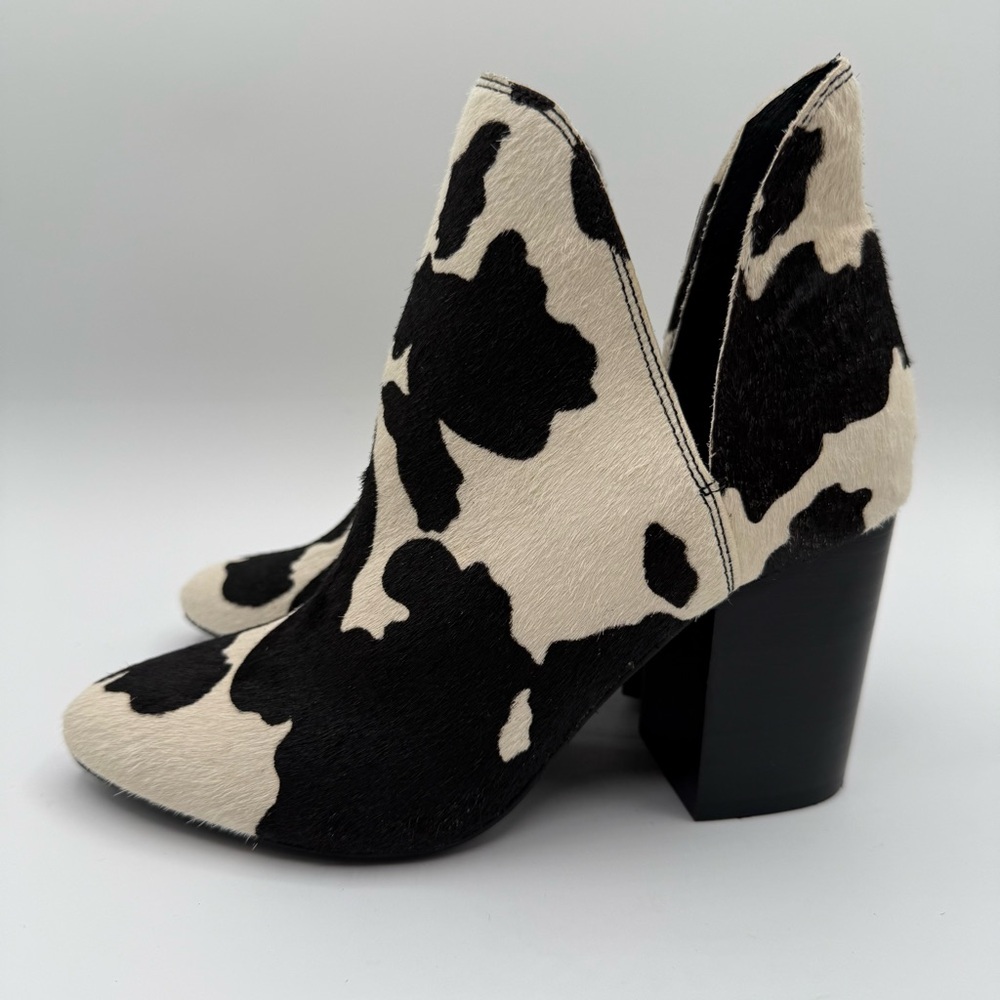 STEVEN BY STEVE MADDEN Rookie Calf-Hair Upper Booties Size 7M - Picture 5 of 17